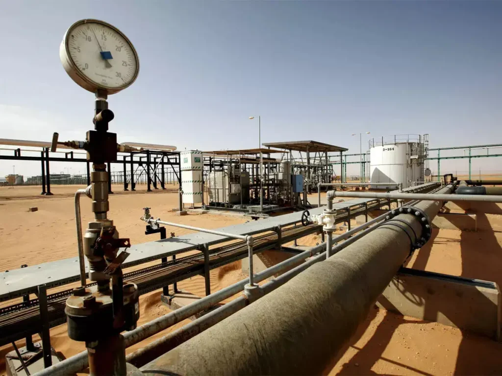 Hydrocarbon officials review cross-border pipeline infrastructure linked to Numaligarh Refinery and regional petroleum distribution.