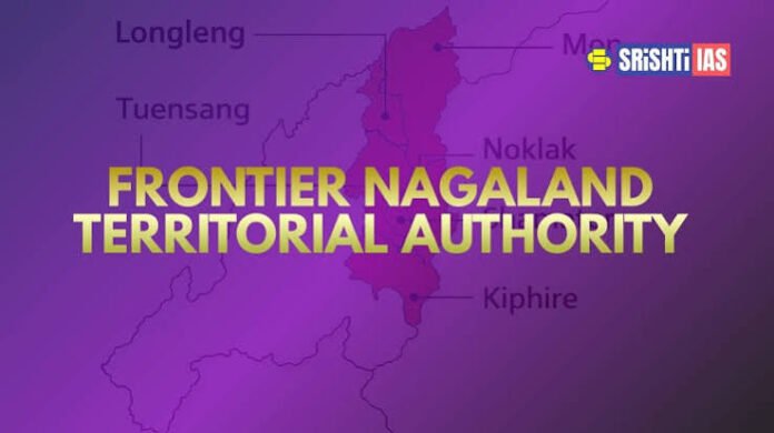 Frontier Nagaland Territorial Authority framework outlining 46 development and administrative subjects while retaining key powers with the Nagaland government.