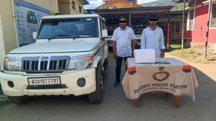 2.3 kg amphetamine seized as Assam men now held in Manipur