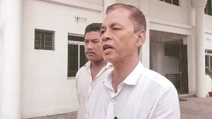 Tipra Motha MLA Ranjit Debbarma demands a CCTV inquiry into the death of a man during unrest near a Khowai TTAADC counting centre.
