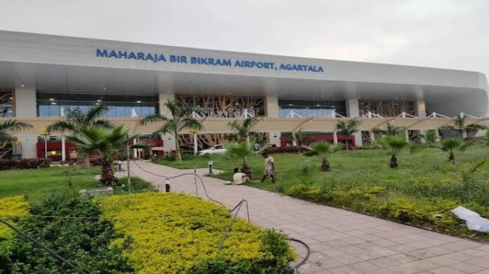 Domestic air cargo terminal and logistics infrastructure at Maharaja Bir Bikram Airport in Agartala