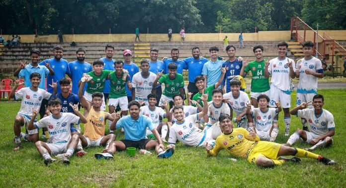 Young football players selected for a state sports academy after multi-district trials