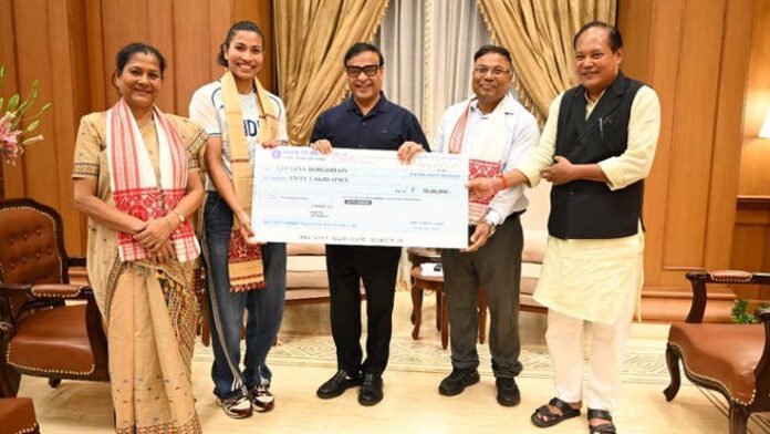 Assam CM rewards Asian Games gold medallist Lovlina Borgohain with Rs 50 lakh
