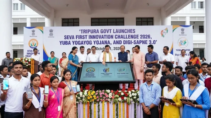 Tripura prepares to launch the Seva First Innovation Challenge and other government initiatives on October 1.