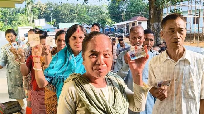 Voters prepare to participate in Tripura's Village Committee elections returning after the 2016 polls.