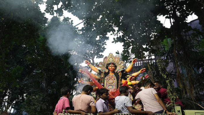 Dhubri Durga Puja: Immersion Processions Begin Now
