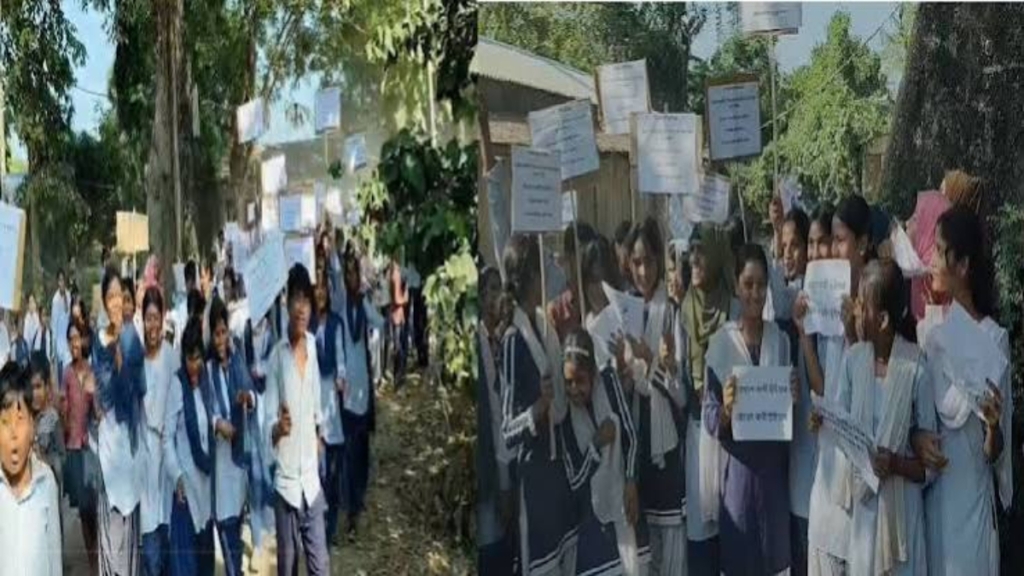 Assam Sontoli School Land Row Sparks Student Protest Now
